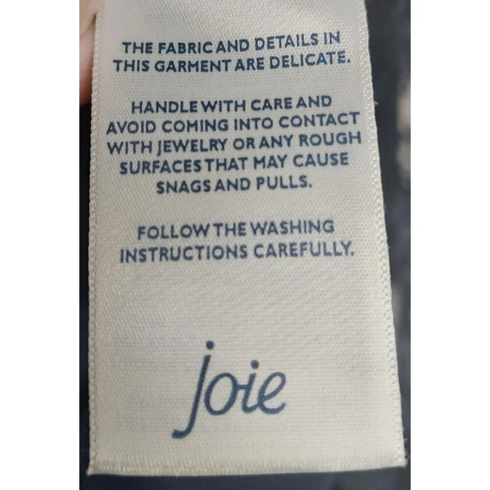 Joie Baltic Floral Print Sleeveless Mini Dress - Blue White - Size Medium NWOT - Picture 10 of 11